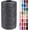 Dark Gray, variant on Polypropylene Ribbon Yarn 3mm x 218 Yards Flat Macrame Cord 3mm Crochet Yarn for Handbags, Shopping Bags, Sun Hats, Shoes, DIY Crafts, Decorative Projects