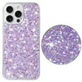 thumbnail image 5 of Allytechgroup Glitter Bling Case Compatible with Apple iPhone 13 Pro for Girls Women, Slim Fit Soft TPU Back Cover Anti-Scratch Bumper Shockproof Phone Case for iPhone 13 Pro, Purple, 5 of 5
