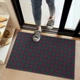 thumbnail image 2 of Green and Pink Checkered Pattern Washable Non Slip Indoor Door Mat, Decorative Entry Rug for Entrance, Bedroom, Kitchen, Bathroom, 20"x32", 2 of 6