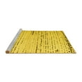 thumbnail image 2 of Ahgly Company Machine Washable Indoor Rectangle Solid Yellow Modern Area Rugs, 4' x 6', 2 of 4
