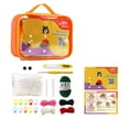 thumbnail image 2 of Clearance!Delayuji Wool Diy Kit Frog Succulent Video Teaching Children Hand Knitting Doll Wool Material Kit, 2 of 4