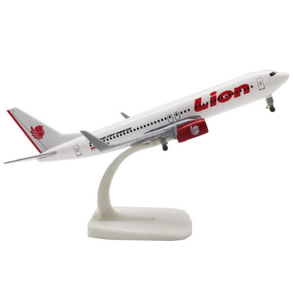 JUNWELL Lion Airlines B737 Diecast Model Airplane 1 350 Scale for Aviation Display & Collection