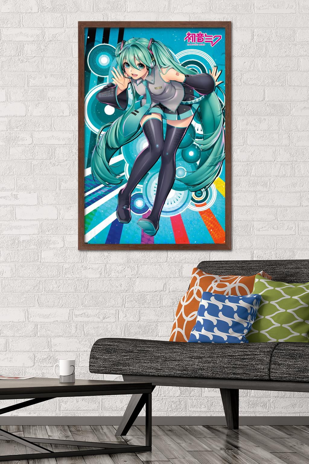 Hatsune Miku - Whisper Wall Poster, 22.375" x 34", Framed