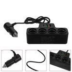 Minkissy Car chargeur rapide Car Chargeur Adaptateur en plastique noir pour les utilisateurs de l'appareil 1Set
