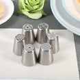 thumbnail image 2 of Brrnoo Baking Supplies,Making Accessories,6Pcs Flower Cake Icing Piping Pastry Nozzles Decorating Bakery Baking Tools US, 2 of 7