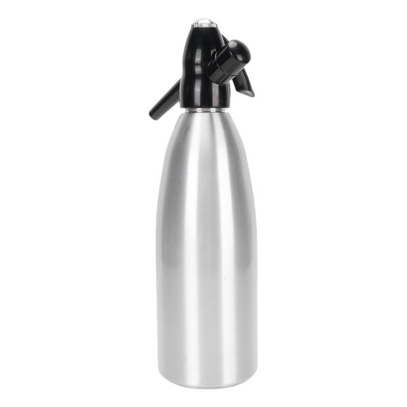Sparkling Water Maker, Soda Siphon Aluminum Plastic Compact 1L for Bar