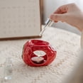 thumbnail image 4 of Strawberry Ceramic Wax Melt Warmer, Cute Fruit Oil Burner, Aromatherapy Tealight Candle Holder for Home Decor, Bedroom, Living Room, Spa, Gift for Women, Mom, Friends, 4 of 7