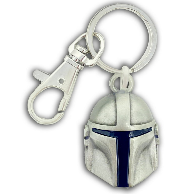 Star Wars, THE MANDALORIAN HELMET KEYCHAIN Lucasfilms Official Disney Key  Ring 