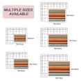thumbnail image 6 of Orange Blue Wooden Outdoor Rug for Patio/Deck/Porch, Non-Slip Large Area Rug 4 x 6 Ft, Farmhouse Striped Modern Art Indoor Outdoor Rugs Washable Area Rugs, Reversible Camping Rug Carpet Runner, 6 of 8
