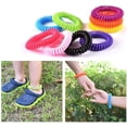 thumbnail image 4 of Pulseras antimosquitos, paquete de 12 pulseras reutilizables de aceite a base de plantas e impermeables para adultos, mascotas, sin DEET, protección para viajes al aire libre Namotu WMZL-1361, 4 of 5