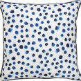 thumbnail image 2 of Renwil Lustra 22x22" Square Modern Fabric Decorative Pillow in White & Navy, 2 of 2