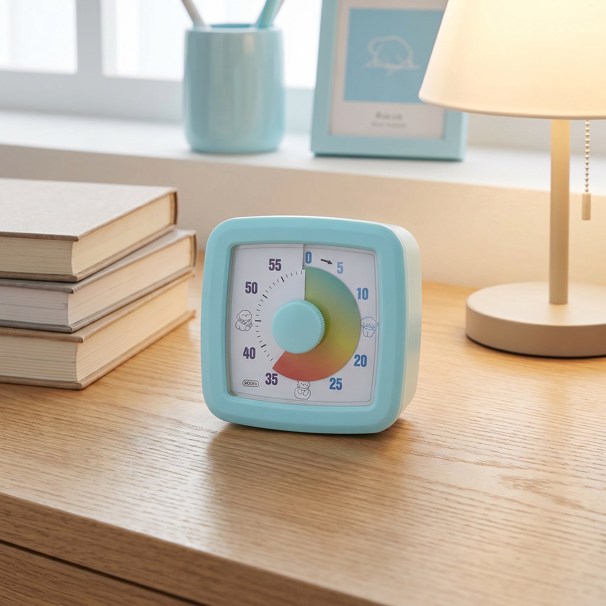 Unique Bargains 60 Minute Digital Visual Timer with Loud Alarm for Studying Blue B