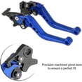 thumbnail image 3 of Brake Lever Handle, 1 Pair 22mm 7/8" Cnc Alnium Motorcycle Clutch Drum Universal Brake Lever Handle(blue), 3 of 5