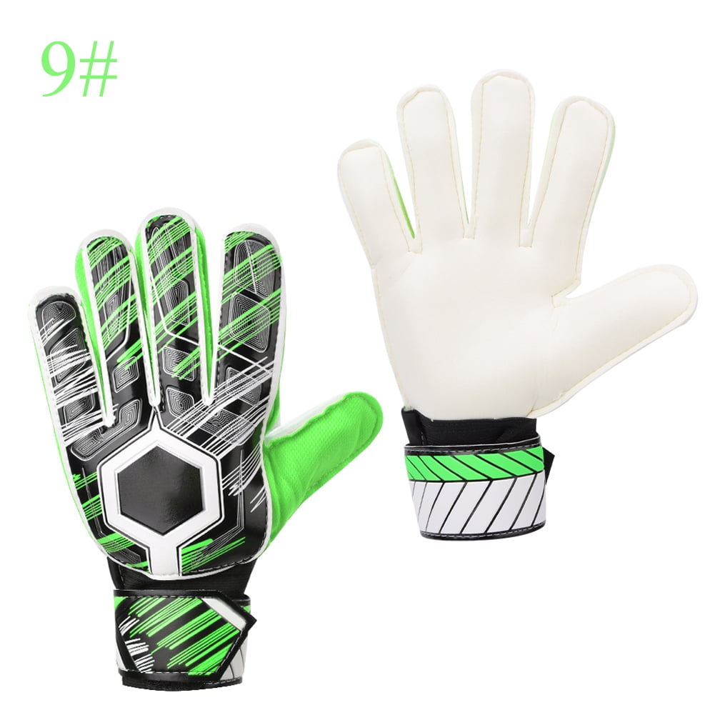 Professional Football Goalkeeper Goalie Soccer Gloves Adult Kids with Carry Bag Size 5/6/7/8/9/10
