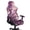 Hummingbird Rose Print Violet, variant on SCRAWLGOD Deer Lightning American Flag Print 4 Pieces Gaming Chair Covers with Armrest Covers Dustproof Stain Resistant Gaming Chair Cover Set Elastic Computer Chair Seat Slipcovers