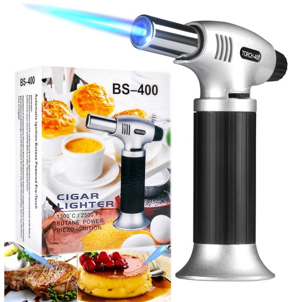 Culinary Butane Kitchen Torch, Kitchen Lighters Blow Torch, Food Torch