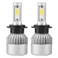 thumbnail image 4 of Spptty Hlyjoon LED Headlight Pair Of LED 36W 8000LM Headlights Conversion Kit 9-32V Waterproof Car Auto High Low Beam Bulbs 6000K Universal Silver, 4 of 8