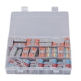 thumbnail image 1 of Conector De Cable De Palanca, Conector De Empalme De Cable De 46 Piezas Conector De Cable De Palanca Conector De Conductor 4 Tipos Para 0,2-4,0 Mm², Conexión Más Firme, 1 of 14