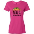 thumbnail image 3 of Inktastic Hello, Beaches Group of Pineapples Women's T-Shirt, 3 of 5