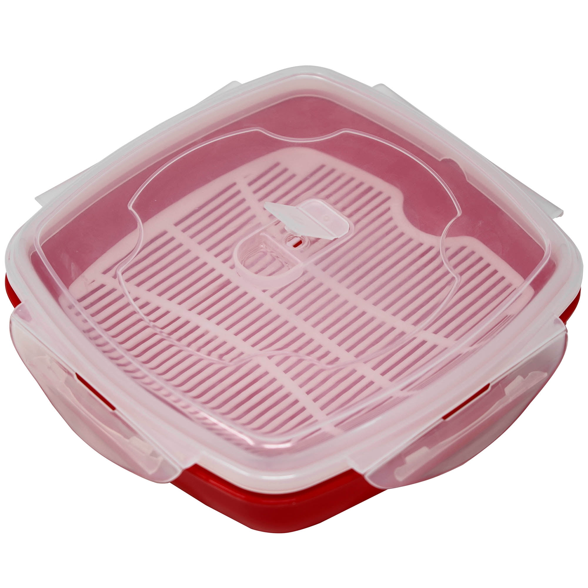 Vented Microwave Steamer Microwave Steamer For Vegetables, Rice, and