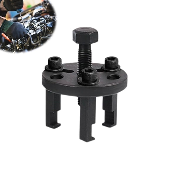 KRONDO Automotive AC Repair Wrench Set, Compressor Clutch Remover Tool Kit for Bearing, Armature Plate & Suction Disc,for Auto AC Bearing Puller Adjustable 15 55mm Alloy Construction Portable Size
