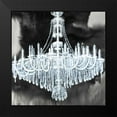thumbnail image 2 of Atelier B Art Studio 12x12 Black Modern Framed Museum Art Print Titled - Glam Chandelier, 2 of 5