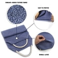 thumbnail image 3 of Fregadora exfoliante de espalda Evridwear de doble cara con asas, 3 of 8