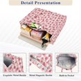 thumbnail image 3 of FORMRS Womens Corduroy Tote Bag Crossbody Shoulder Purse Handbag with Detachable Strap, Strawberry Plaid Pattern, 3 of 7