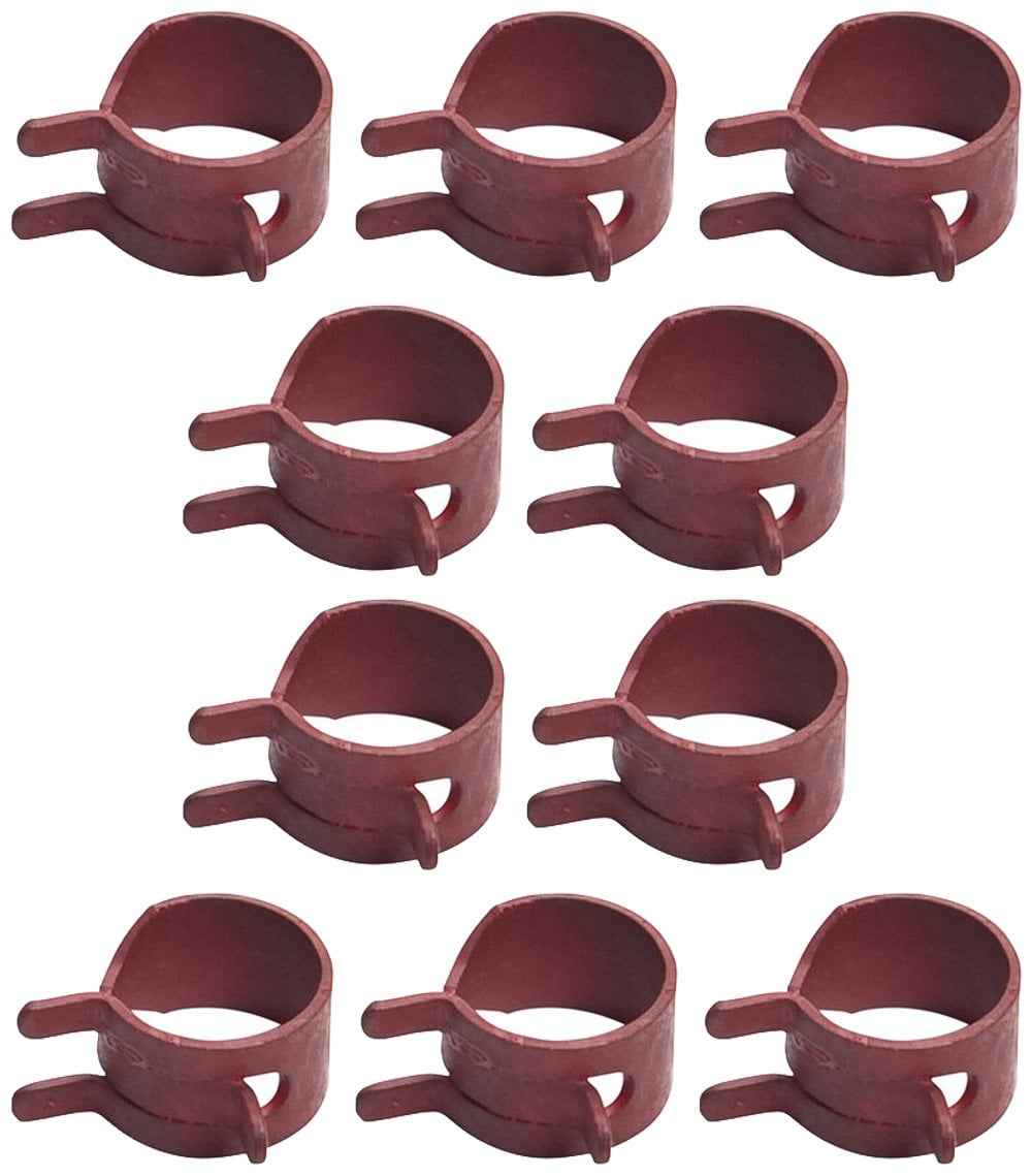 Oregon 10 Pack 02 040 Hose Clamp For 1 4 inch And 3 16 inch Fuel Line 