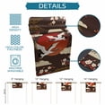 thumbnail image 6 of Japanese Style Table Runner 108 Inches, Modern Cranes Cherry Flower Wave Brown Bed Runner Dresser Scarves Tabletop for Indoor Outdoor Parties/Ceremony/Banquet, 13"x 108", 6 of 8