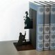 thumbnail image 2 of B Iron Figure Bookends Reading Book Support Retro Non-Skid Book Ends Stoppers for Shelves Home Office Desktop Decor, 2 of 5