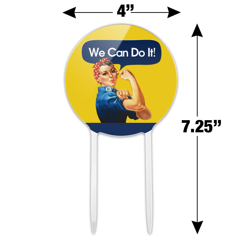 Rosie the Riveter Cupcake Toppers 