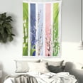 thumbnail image 3 of Flower Tapestry, Spring Flowers on Different Backgrounds Lily Blossoms Valley Primrose Floral Print, Wall Hanging for Bedroom Living Room Dorm Decor, 40W X 60L Inches, Multicolor, by Ambesonne, 3 of 5