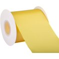 thumbnail image 4 of GFDYREE 4" Inch Double Faced Satin Ribbon Lemon Solid Polyester Craft Ribbon - 25 Yards Perfect for Gift Wrapping, Crafts, Wreath, Wedding Party Ceremony Decoration, Floral Arrangement, Sewi, 4 of 7