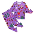 thumbnail image 2 of Conjunto de pijamas navideños para niños y niñas, ropa de dormir de Año Nuevo, otoño e invierno, 2023, 2 of 3