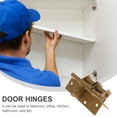 thumbnail image 3 of Mobutofu Automatic Self Closing Door Hinges Locking Hinge Manganese Steel Positioning Office 1Set, 3 of 7