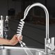 thumbnail image 2 of Extensión de grifo de cocina ajustable tubo de resorte con rotación Ehuebsd de 360 grados manguera larga para baño accesorio extensor de grifo de agua, 2 of 8