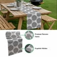 thumbnail image 5 of Grey Dahlia Table Runner - 120 Inch Long, Kitchen Dining Table Runner Dresser Scarves, Vintage Rustic Gray Flowers Farmhouse Floral Farmhouse Decor for Coffee Tables Wedding Party Banquet, 5 of 8