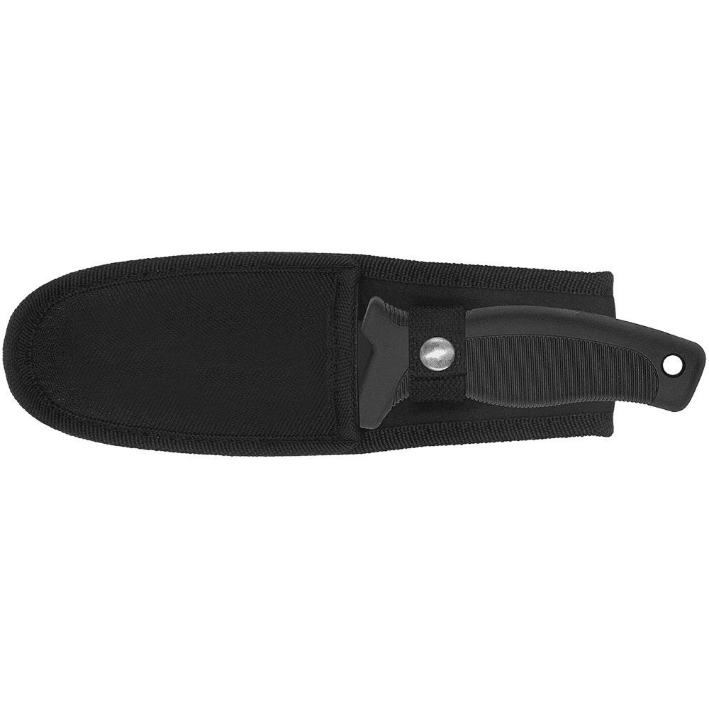 Zenport 14032B Skinner Knife with Sheath - 9-Inch, 4.2 Inch Stainless Steel Blade, Black - 3 Pack