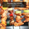 thumbnail image 4 of MIANGASTORE 50 Pcs Brochettes de Barbecue en Acier Inoxydable Durable Accessoires de Cuisine, 4 of 6