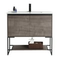 thumbnail image 2 of Fine Fixtures  Urbania Collection Bathroom Vanity Grey 36" Matte,N/A, 2 of 5