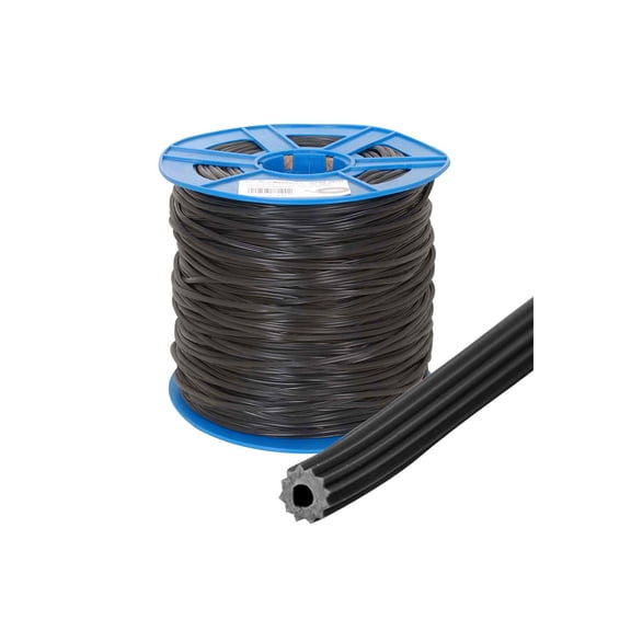 CRL SSBL200B .200" Black Serrated Screen Retainer Spline Bulk 15 Pound Roll