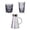 A, variant on FSAGAE Glacier Textured Glass Tumbler 300 ml Set of 4 for Home Living Room and Guest Serving Clear`
