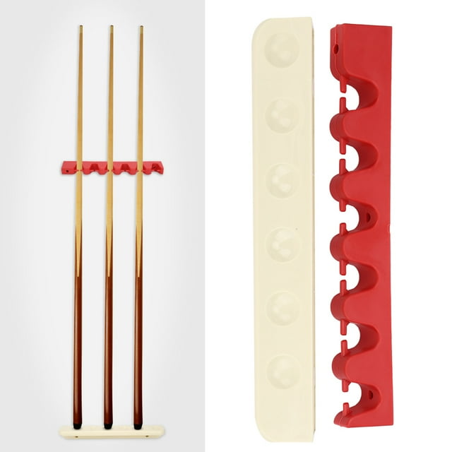Haofy Support de Queue de Billard, Support de Queue de Billard, Support de Queue de Piscine, 6 Trous pour Équipement de Jeu Intérieur Accessoires de Jeu Intérieur