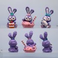 thumbnail image 4 of Figuras de Kawaii StellaLou de PVC, colección de conejos encantadores, juguetes para niños, regalos de muñecas, 9-11cm, Lulu Sweet Rabbit, 6 piezas por juego, 4 of 5