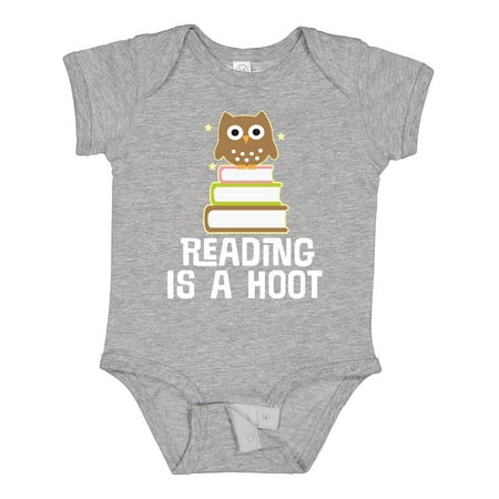 

Inktastic Reading is a Hoot Librarian Gift Baby Girl Bodysuit