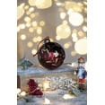 thumbnail image 3 of Set of 6 Christmas Ball Ornaments, Glass Decorative Hanging Ball Christmas Tree Ornaments for Holiday Party Decorations, D3.9", 3 of 9