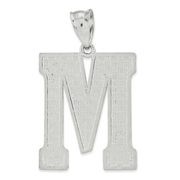 Beautiful Sterling Silver Initial M Charm