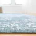 thumbnail image 4 of Balta US, Inc Ridha Medallion Indoor/Outdoor Area Rug Teal 2' x 7' Runner 6' Runner, 8' Runner Teal, Grey, 4 of 5