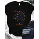 thumbnail image 1 of Butterfly Tree Print T-Shirt, Short Sleeve Casual Top For Summer & Spring, Women's Clothing, 1 of 6